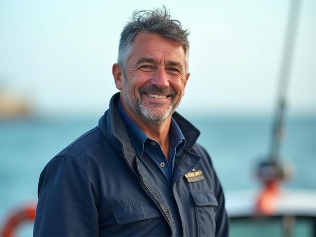 Foto del Capitán Luis, Especialista en pez vela